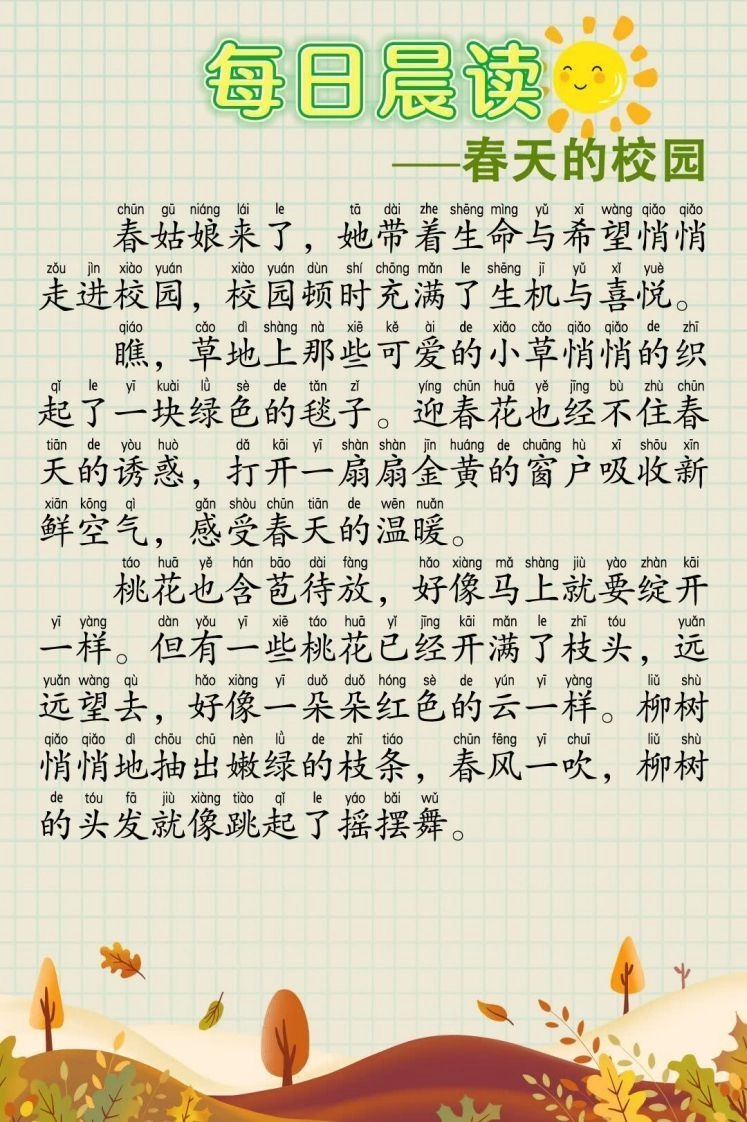 每日晨读60篇