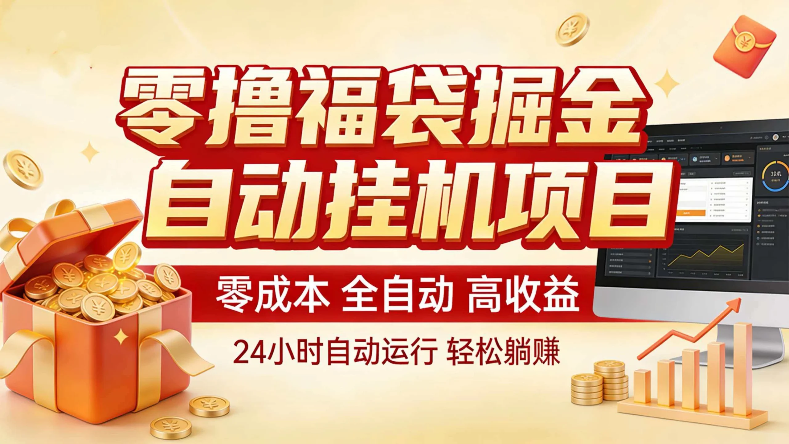 零撸福袋掘金！全自动挂机躺赚，新手也能上手-黑猫博客
