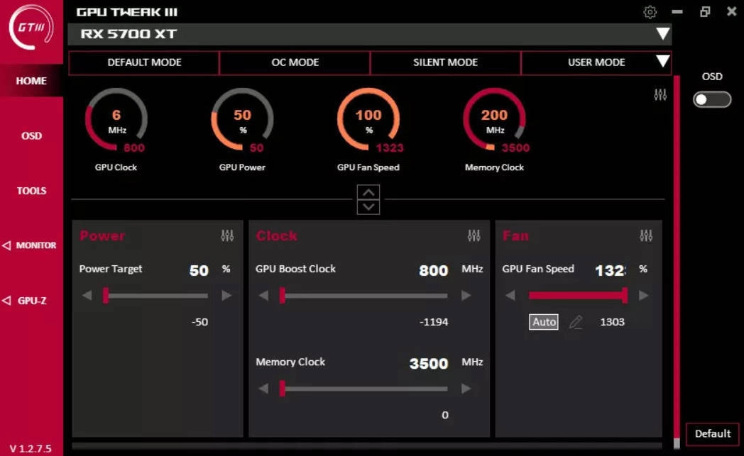 显卡超频GPU Tweak III v2.0.8.5-黑猫博客