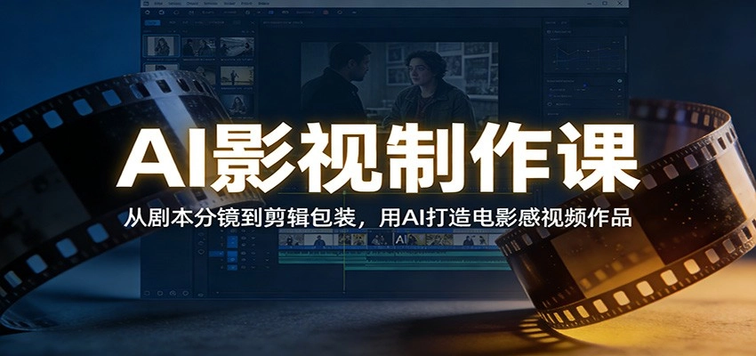 AI影视制作课：从剧本分镜到剪辑包装，用AI打造电影感视频作品-黑猫博客