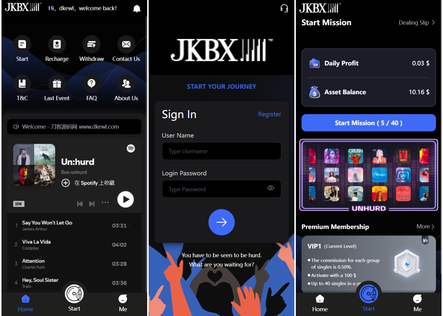 JKBX海外音乐抢单系统源码 Thinkphp框架 附教程-黑猫博客