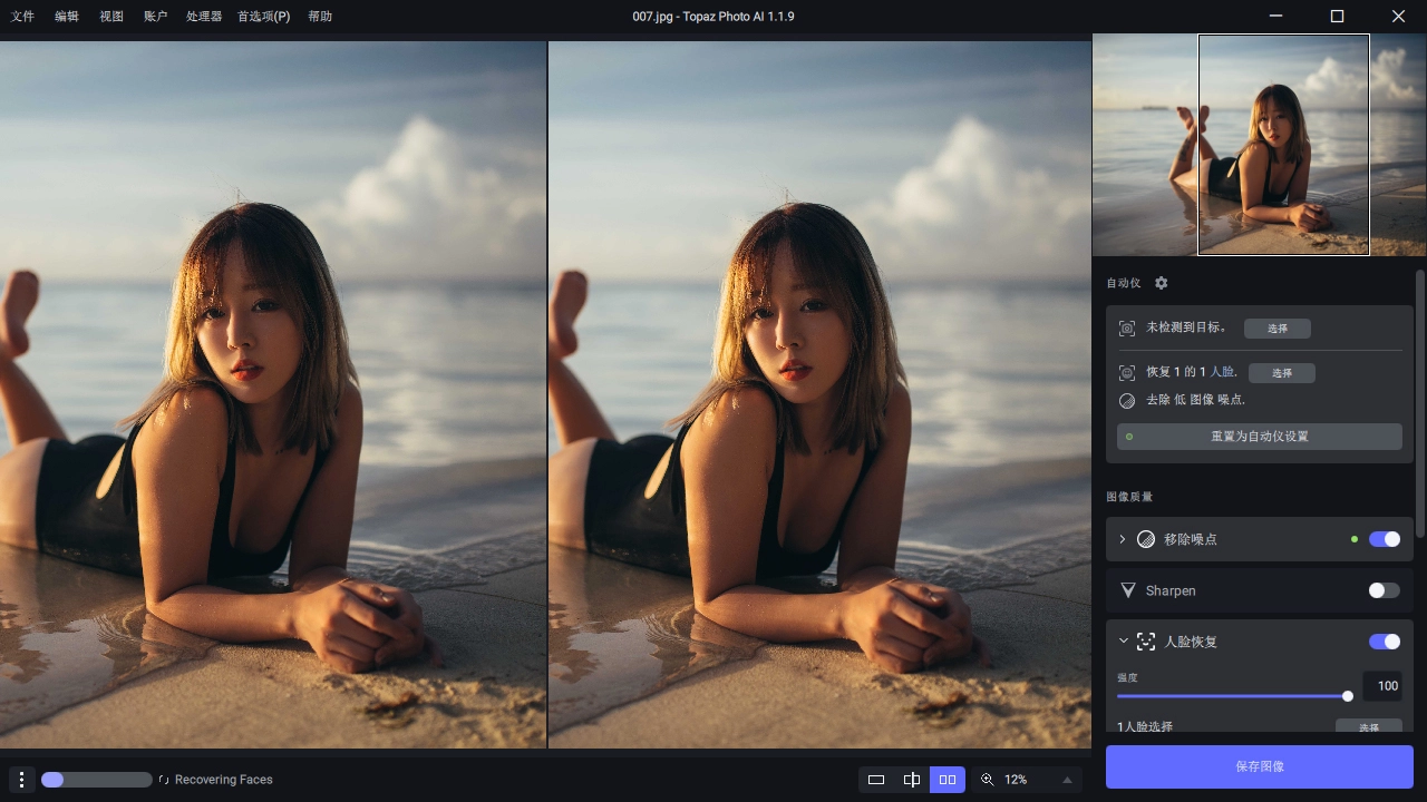 Ai图片降噪Topaz Photo Pro v1.3.0高级版-黑猫博客