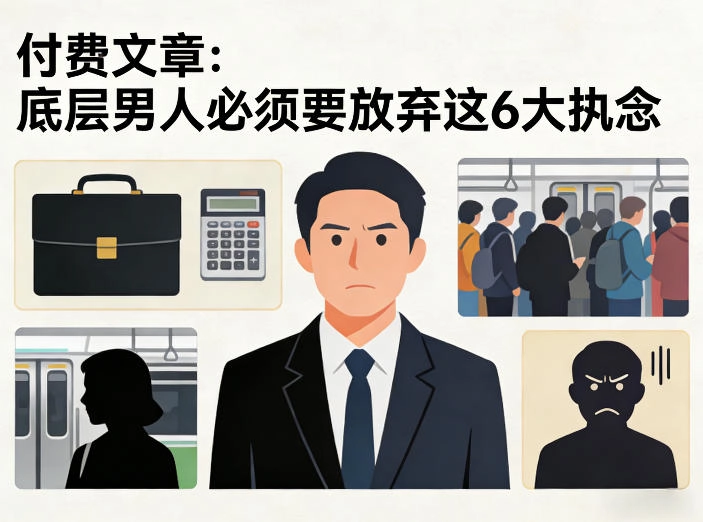 付费文章：底层男人必须要放弃这6大执念-黑猫博客
