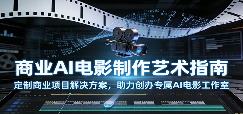 商业AI电影制作艺术指南：定制商业项目解决方案，助力创办专属AI电影工作室-黑猫博客