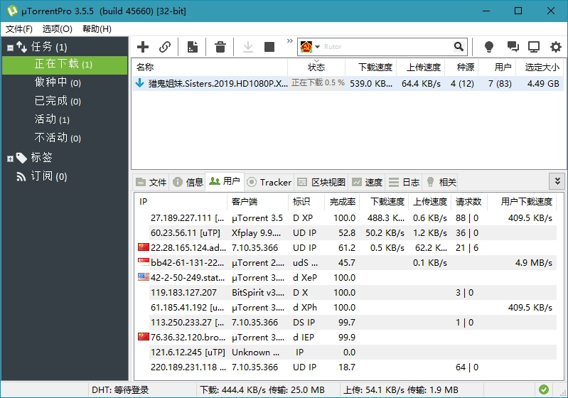 BT下载 uTorrent Pro v3.6.0.47228-黑猫博客