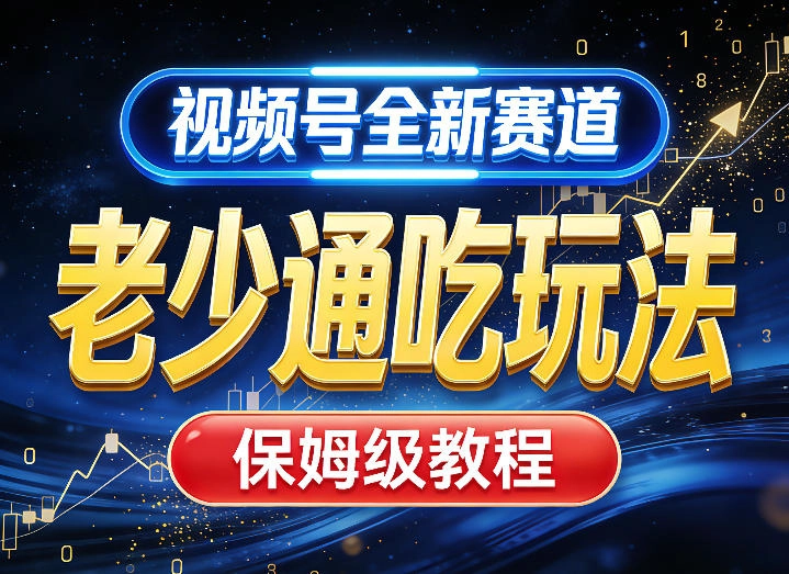 视频号全新AI赛道，老少通吃玩法，保姆级教程-黑猫博客