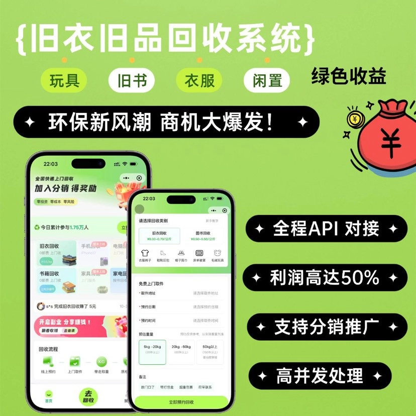 旧物回收系统源码 – go语言版-黑猫博客