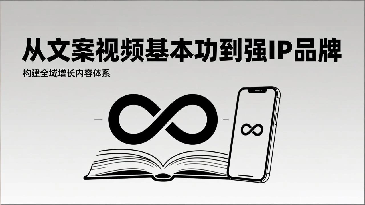 2026内容获客系统课：从文案视频基本功到强IP品牌，构建全域增长内容体系-黑猫博客