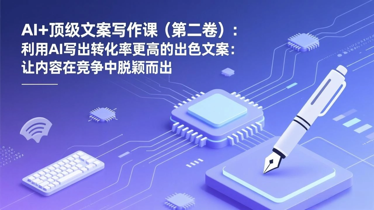 AI+顶级文案写作课(第二卷-黑猫博客